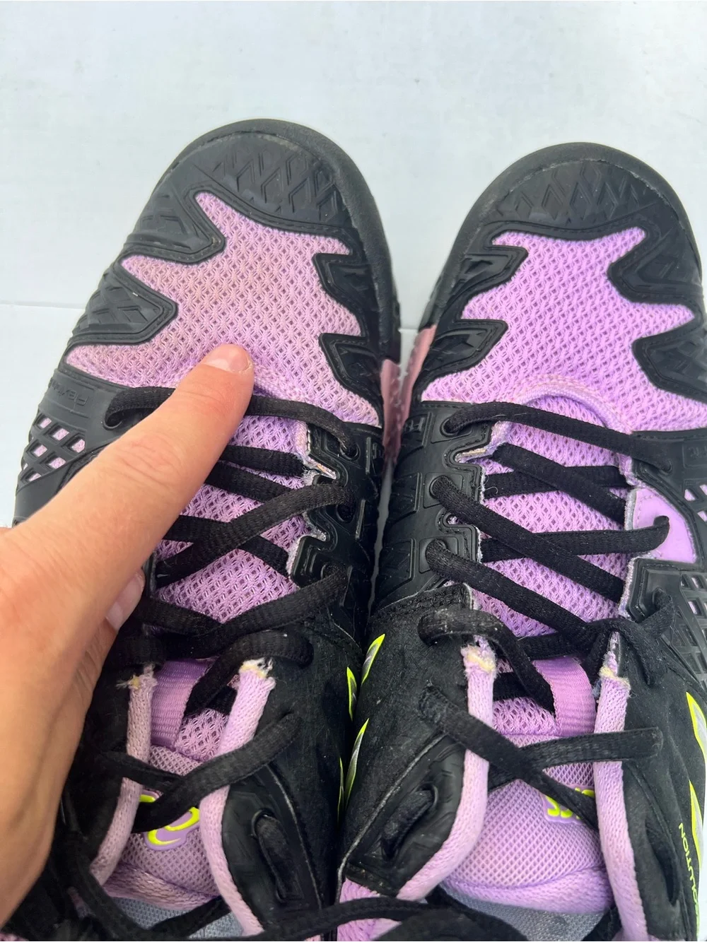 ASICS Gel Revolution Athletic in Purple, Black and Neon Yellow Women’s 9.5